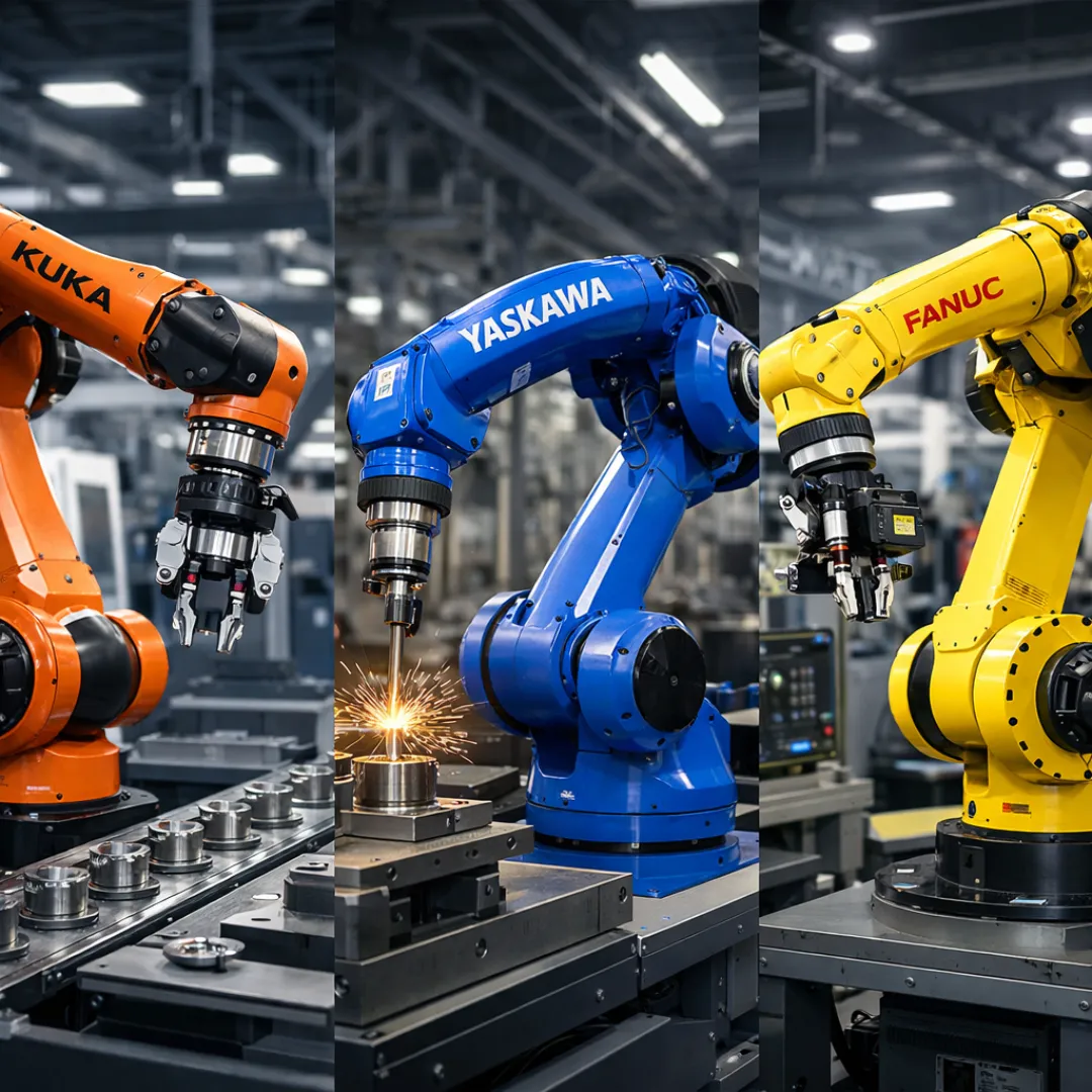 KUKA, YASKAWA & FANUC industrial robots